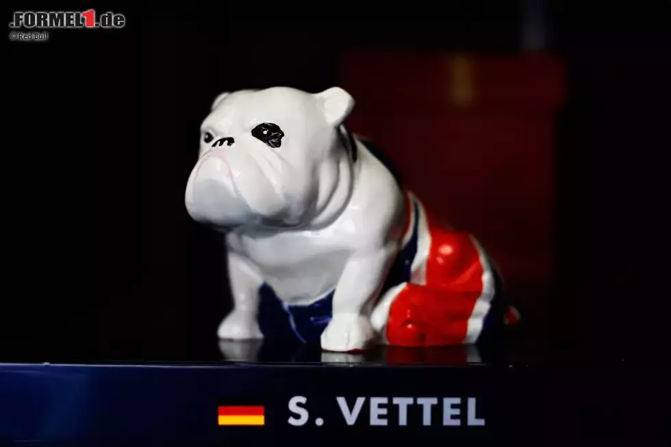 Foto zur News: Maskottchen bei Sebastian Vettel (Red Bull)