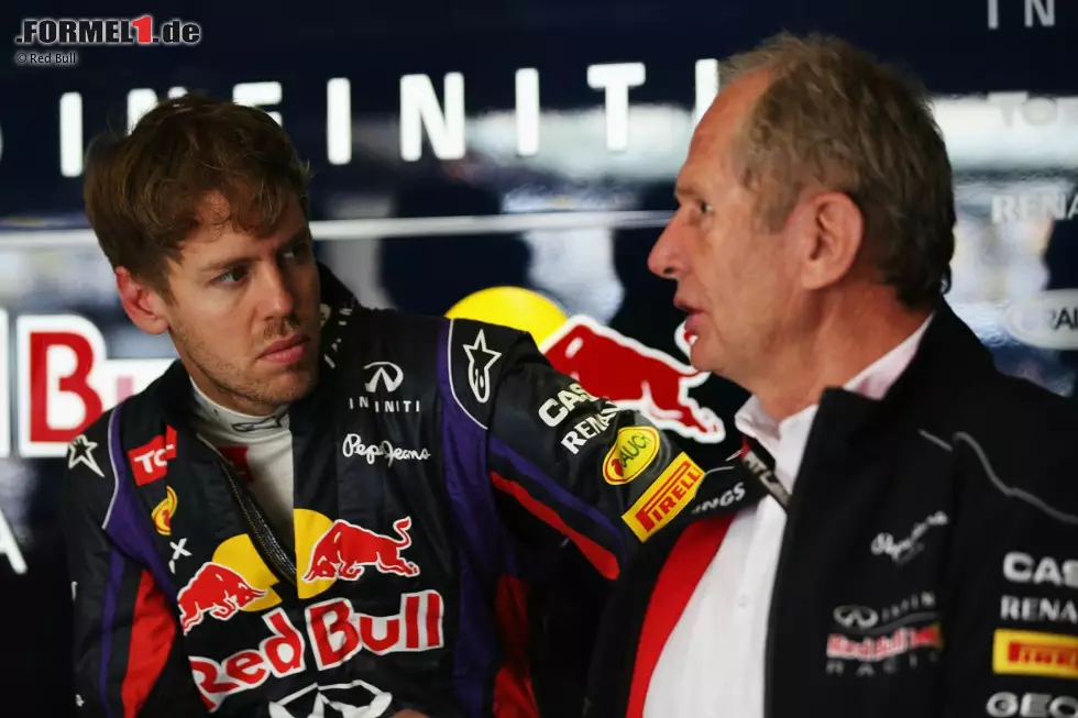 Foto zur News: Sebastian Vettel (Red Bull) und Helmut Marko