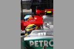 Gallerie: Lewis Hamilton (Mercedes) und Fernando Alonso (Ferrari)
