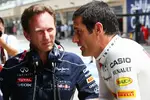 Foto zur News: Christian Horner und Mark Webber (Red Bull)