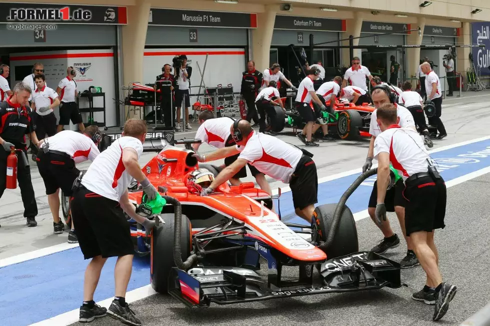 Foto zur News: Jules Bianchi (Marussia) und Max Chilton (Marussia)