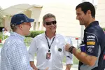 Foto zur News: Jacques Villeneuve, Mika Salo und Mark Webber (Red Bull)