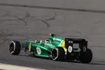 Foto zur News: Giedo van der Garde (Caterham) mit nicht mehr ganz vollständigem Auto