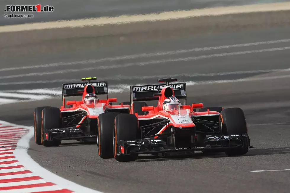 Foto zur News: Jules Bianchi (Marussia) und Max Chilton (Marussia)