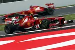 Foto zur News: Felipe Massa (Ferrari) und Fernando Alonso (Ferrari)