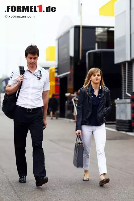 Foto zur News: Toto Wolff und Susie Wolff (Williams)