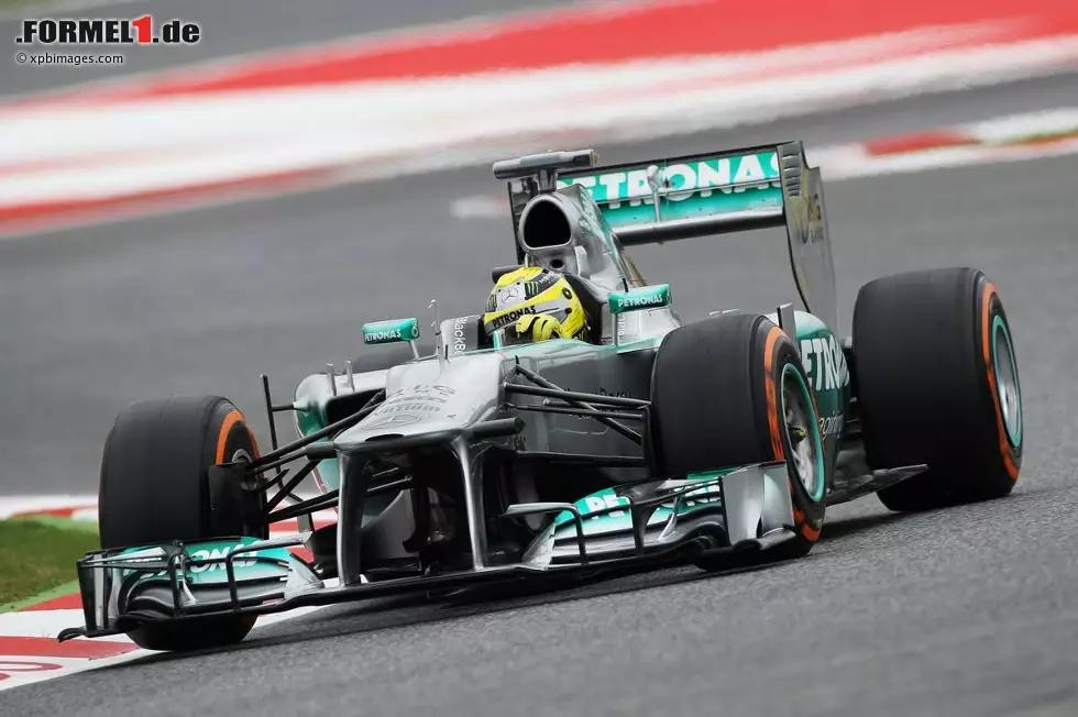 Foto zur News: Nico Rosberg (Mercedes) war bei den Testfahrten im Winter in Barcelona bärenstark - wenn es darauf ankommt erneut?