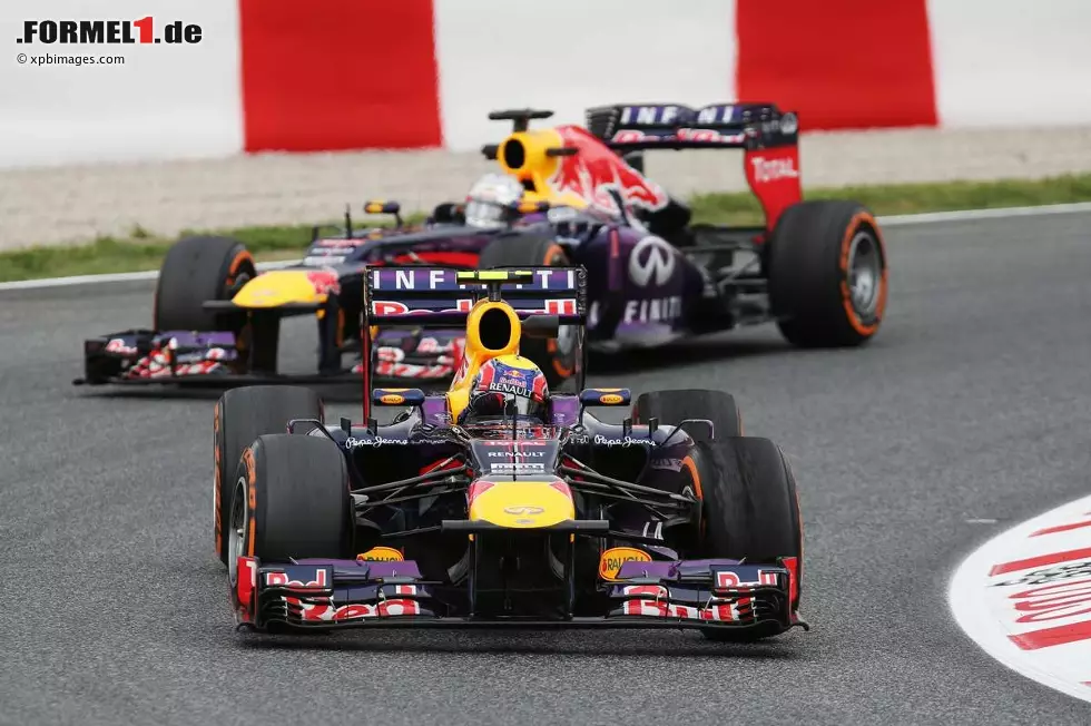 Foto zur News: Mark Webber (Red Bull) und Sebastian Vettel (Red Bull)