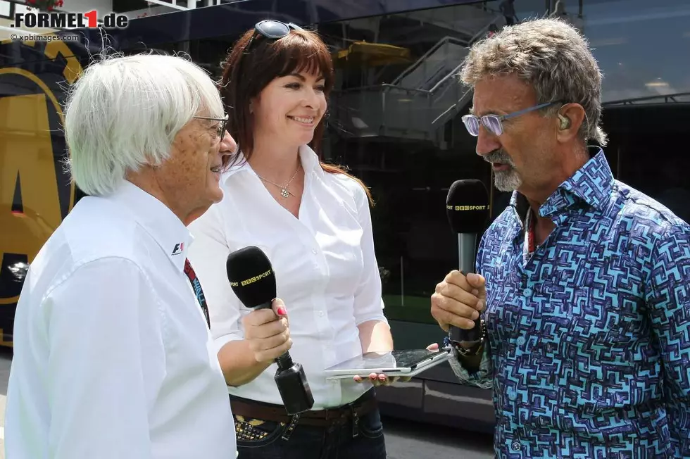 Foto zur News: Bernie Ecclestone und Eddie Jordan