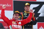 Gallerie: Fernando Alonso (Ferrari) und Kimi Räikkönen (Lotus)