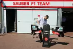 Foto zur News: Nase des Sauber C32