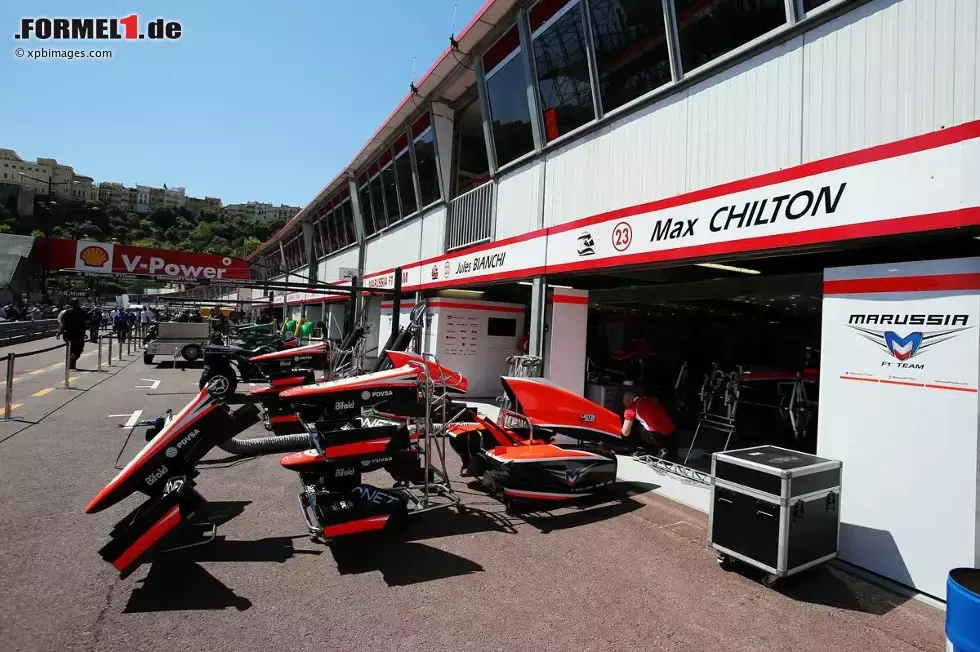 Foto zur News: Marussia-Box