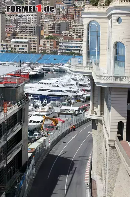 Foto zur News: Durch diese Straßenschluchten wird Formel 1 gefahren