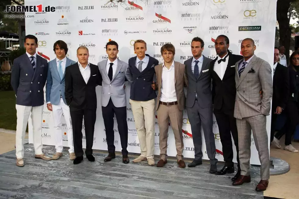 Foto zur News: Adrian Sutil (Force India), Esteban Gutierrez (Sauber), Valtteri Bottas (Williams), Jules Bianchi (Marussia), Max Chilton (Marussia), Charles Pic (Caterham) und Giedo van der Garde (Caterham)