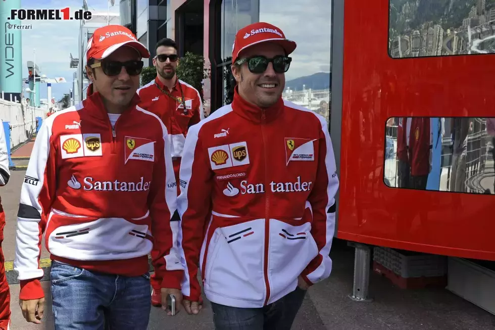 Foto zur News: Felipe Massa und Fernando Alonso (Ferrari)