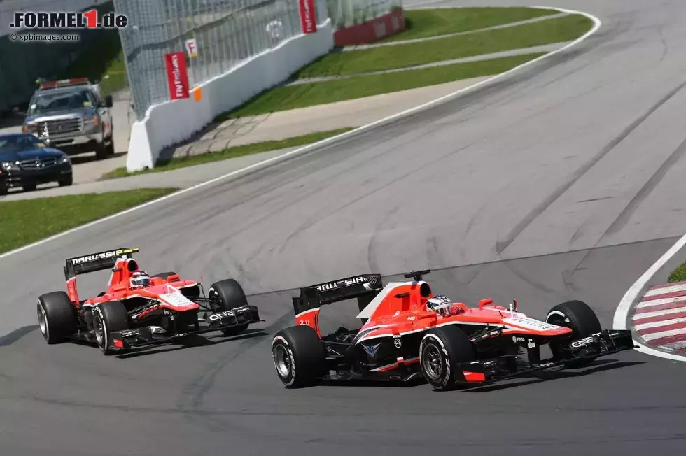 Foto zur News: Jules Bianchi (Marussia) und Max Chilton (Marussia)