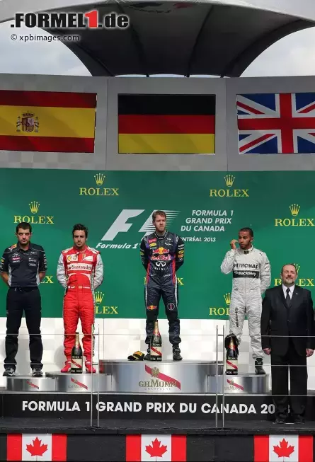 Foto zur News: Fernando Alonso (Ferrari), Sebastian Vettel (Red Bull) und Lewis Hamilton (Mercedes)