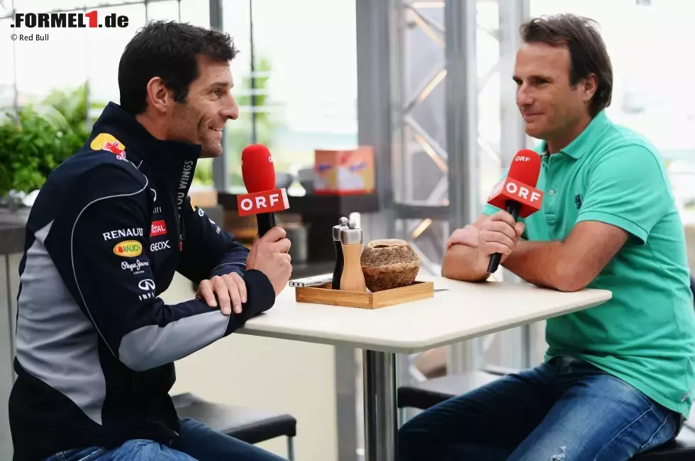 Foto zur News: Mark Webber (Red Bull) und Ernst Hausleitner