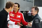 Foto zur News: Alexander Wurz, Pedro de la Rosa und Mercedes-Neuzugang Paddy Lowe