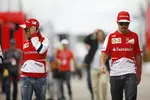 Foto zur News: Felipe Massa (Ferrari) und Fernando Alonso (Ferrari)