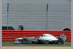 Foto zur News: Lewis Hamilton (Mercedes) mit Reifenschaden