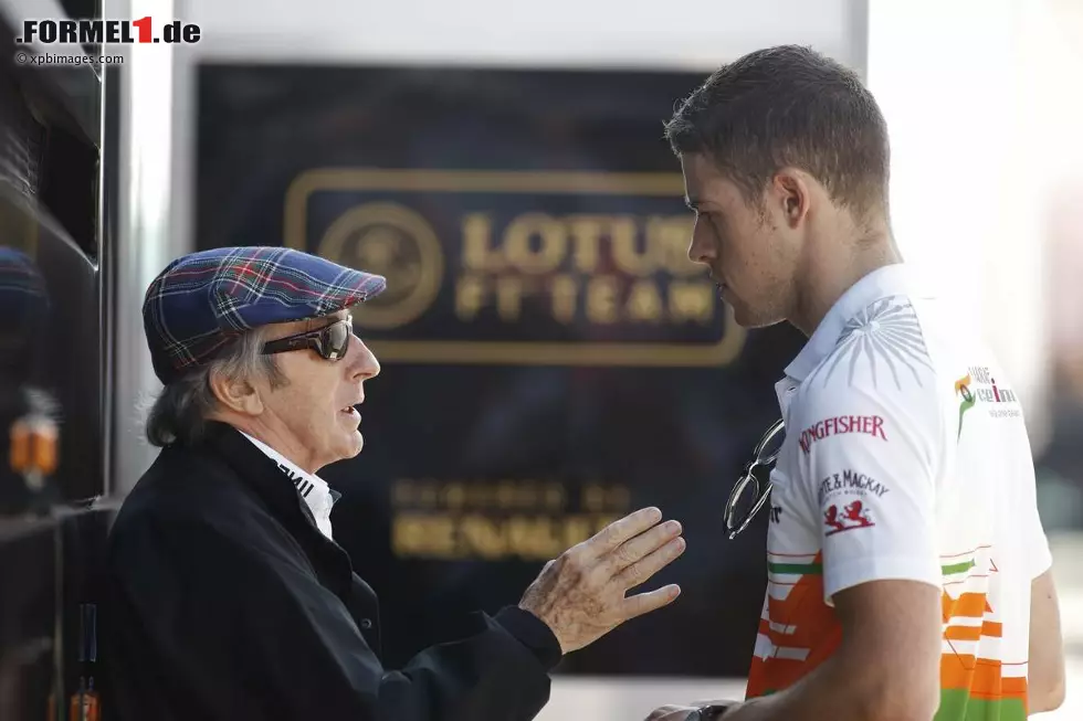 Foto zur News: Jackie Stewart und Paul di Resta (Force India)