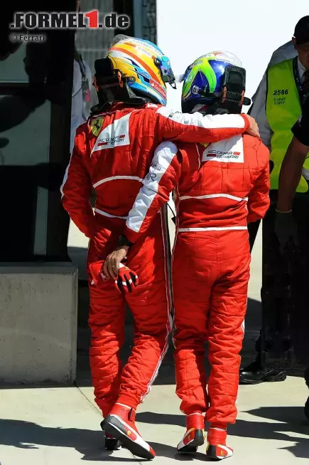 Foto zur News: Fernando Alonso und Felipe Massa (Ferrari)