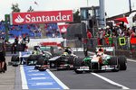 Gallerie: Adrian Sutil (Force India), Esteban Gutierrez (Sauber) und Nico Rosberg (Mercedes)