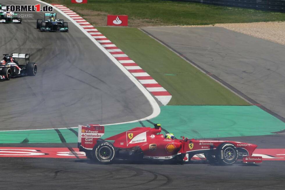 Foto zur News: Felipe Massa (Ferrari) scheidet früh aus