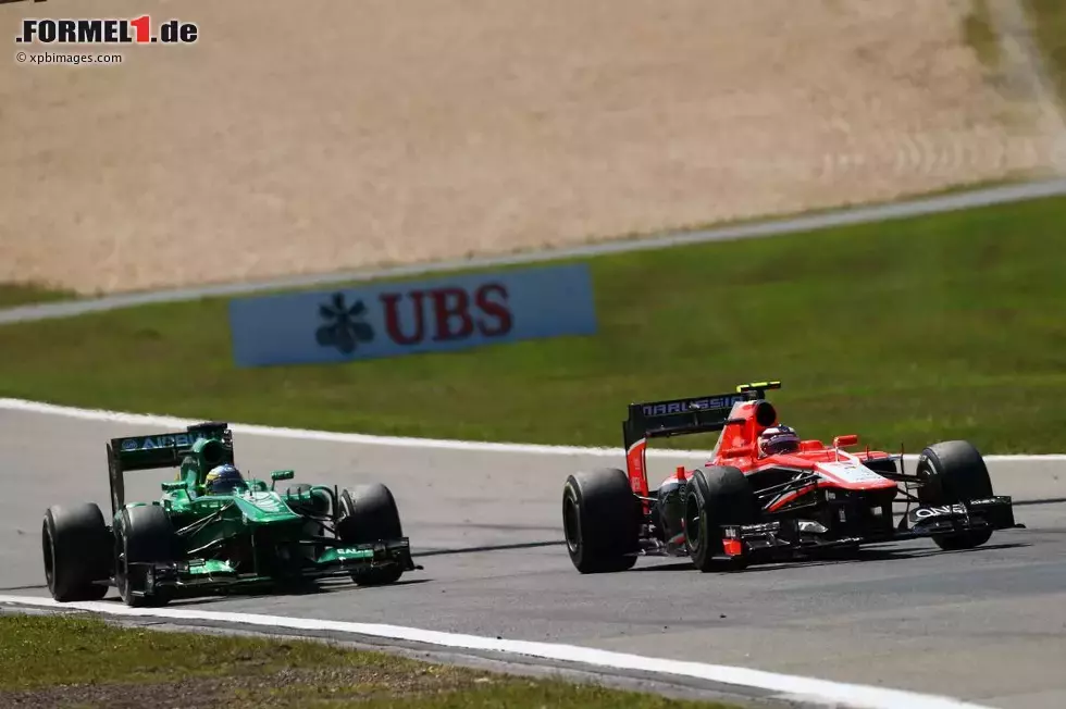 Foto zur News: Max Chilton (Marussia) und Charles Pic (Caterham)