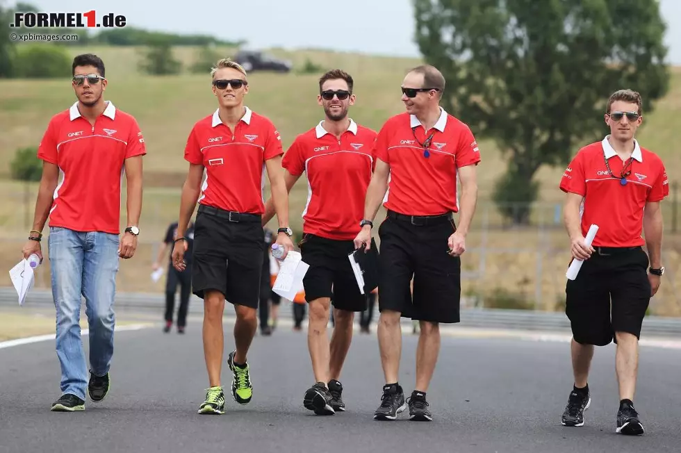 Foto zur News: Max Chilton und Rodolfo Gonzalez (Marussia)