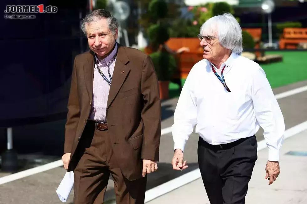 Foto zur News: Jean Todt und Bernie Ecclestone