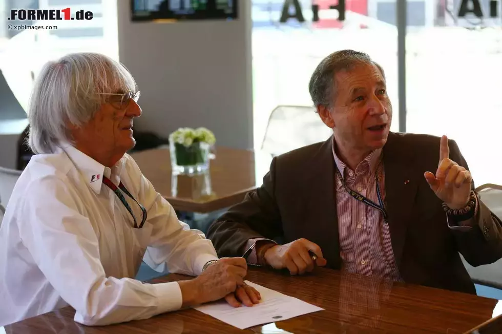 Foto zur News: Bernie Ecclestone und Jean Todt