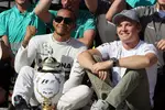 Foto zur News: Lewis Hamilton (Mercedes) und Nico Rosberg (Mercedes)