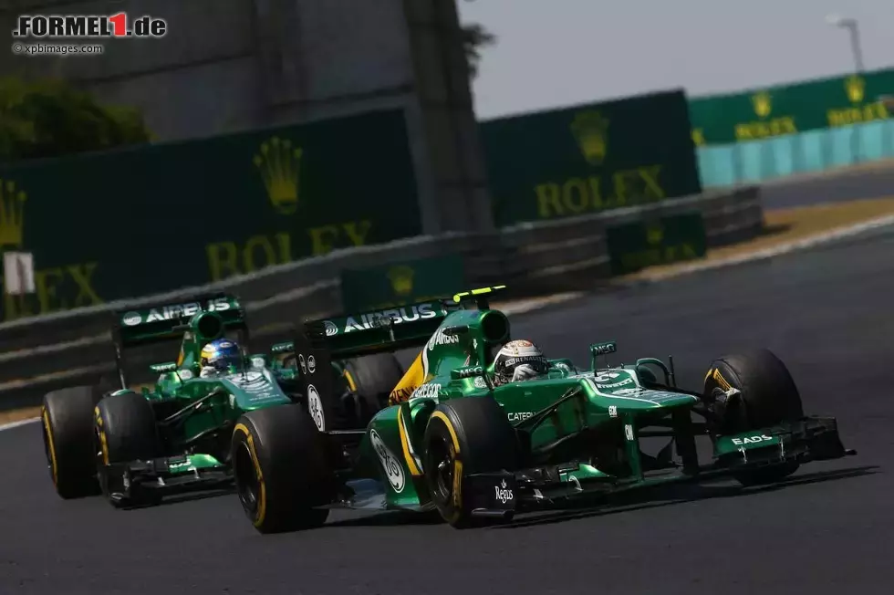 Foto zur News: Giedo van der Garde (Caterham) und Charles Pic (Caterham)