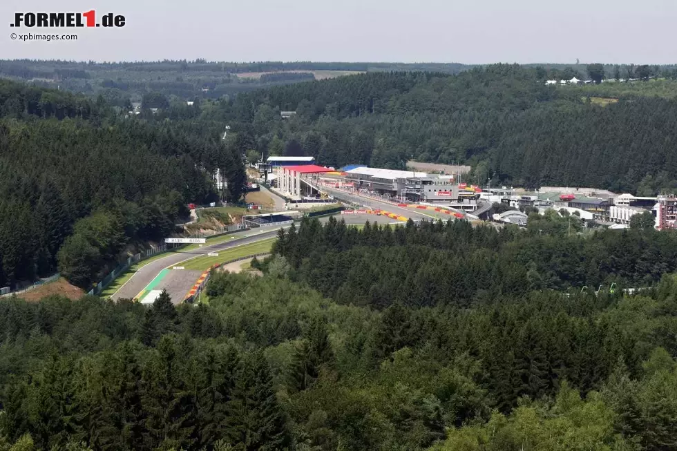 Foto zur News: Strecke in Spa-Francorchamps