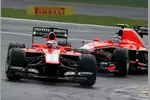 Foto zur News: Jules Bianchi (Marussia) und Max Chilton (Marussia)