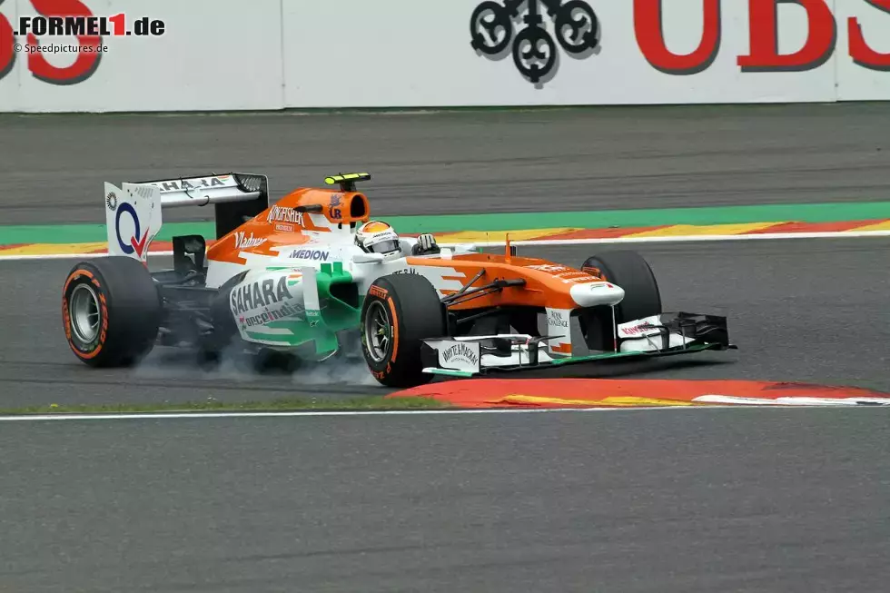 Foto zur News: Adrian Sutil (Force India) ist spät dran