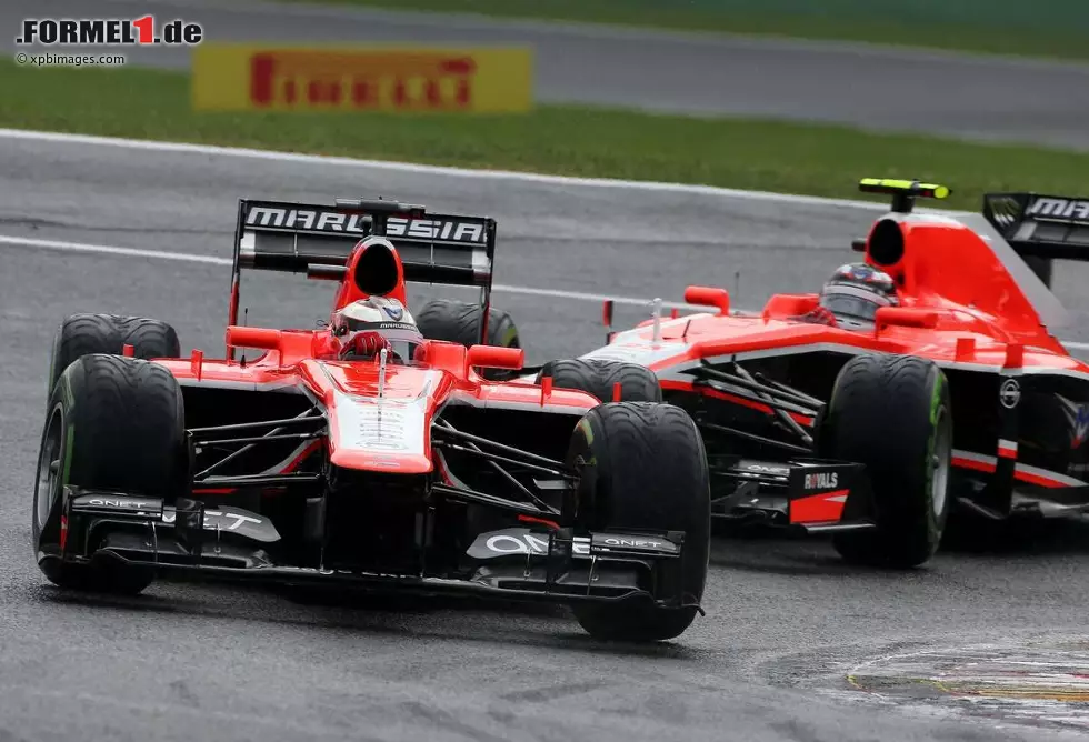 Foto zur News: Jules Bianchi (Marussia) und Max Chilton (Marussia)