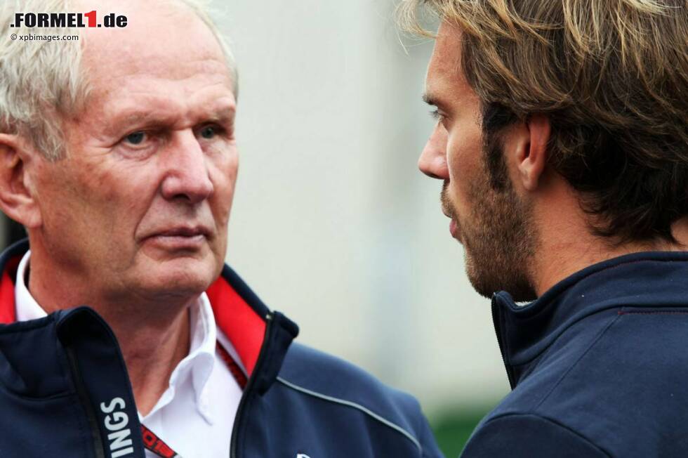 Foto zur News: Helmut Marko und Jean-Eric Vergne (Toro Rosso)