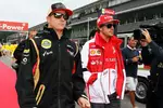 Foto zur News: Fernando Alonso (Ferrari) und Kimi Räikkönen (Lotus)