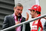 Foto zur News: David Coulthard und Fernando Alonso (Ferrari)