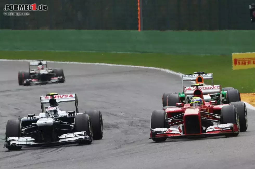 Foto zur News: Valtteri Bottas (Williams) und Felipe Massa (Ferrari)