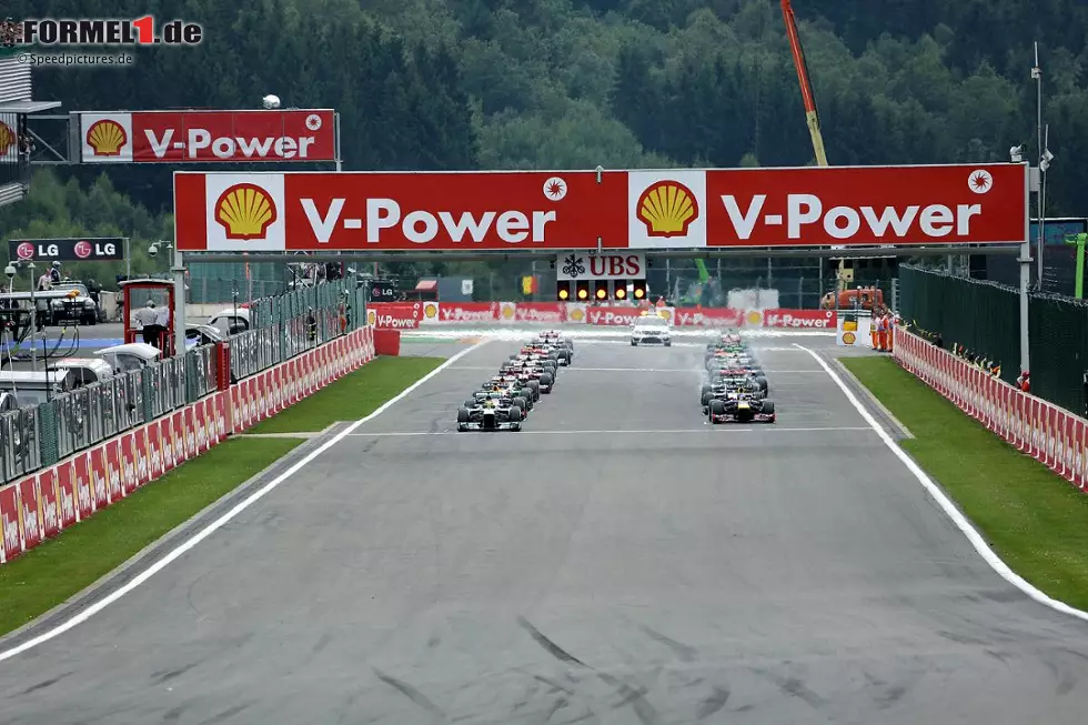 Foto zur News: Start in Spa-Francorchamps