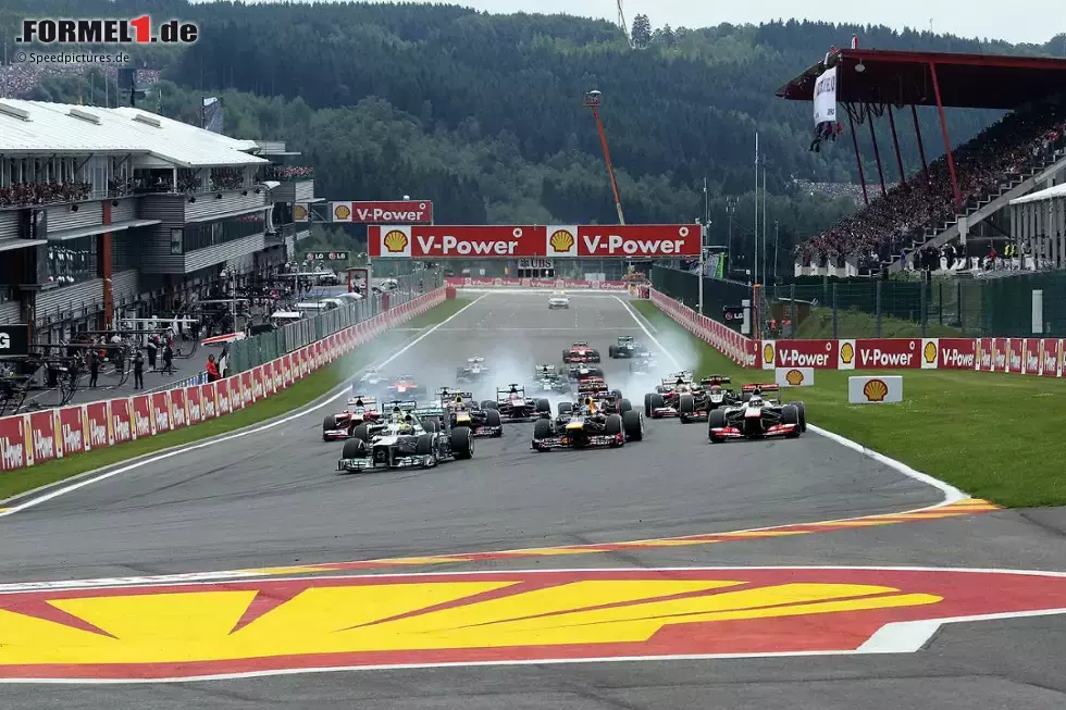 Foto zur News: Start in Spa-Francorchamps