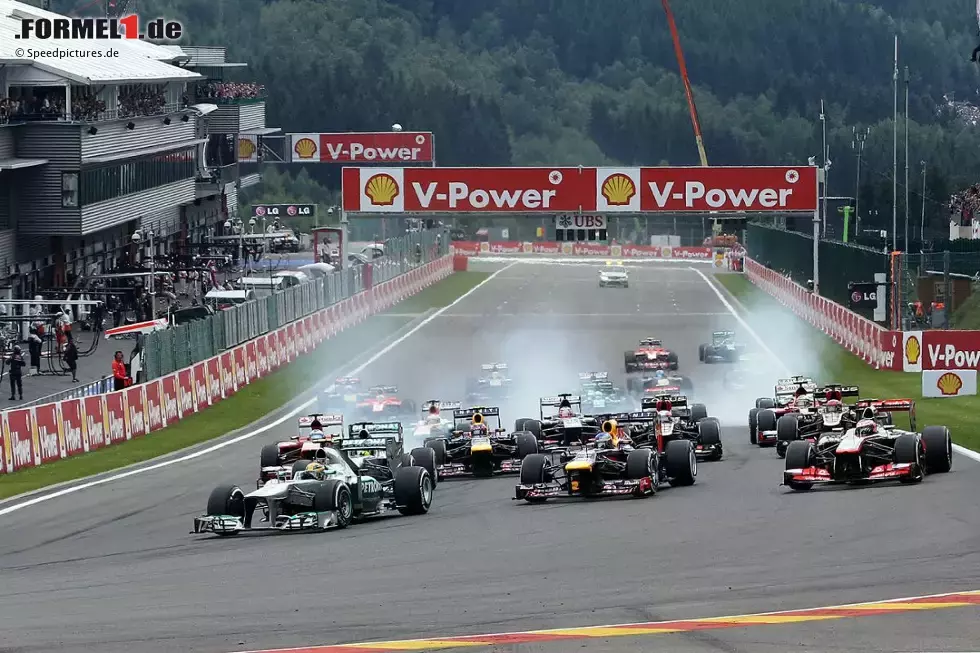 Foto zur News: Start in Spa-Francorchamps