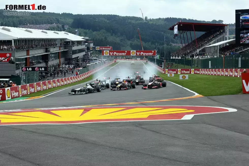 Foto zur News: Start in Spa-Francorchamps