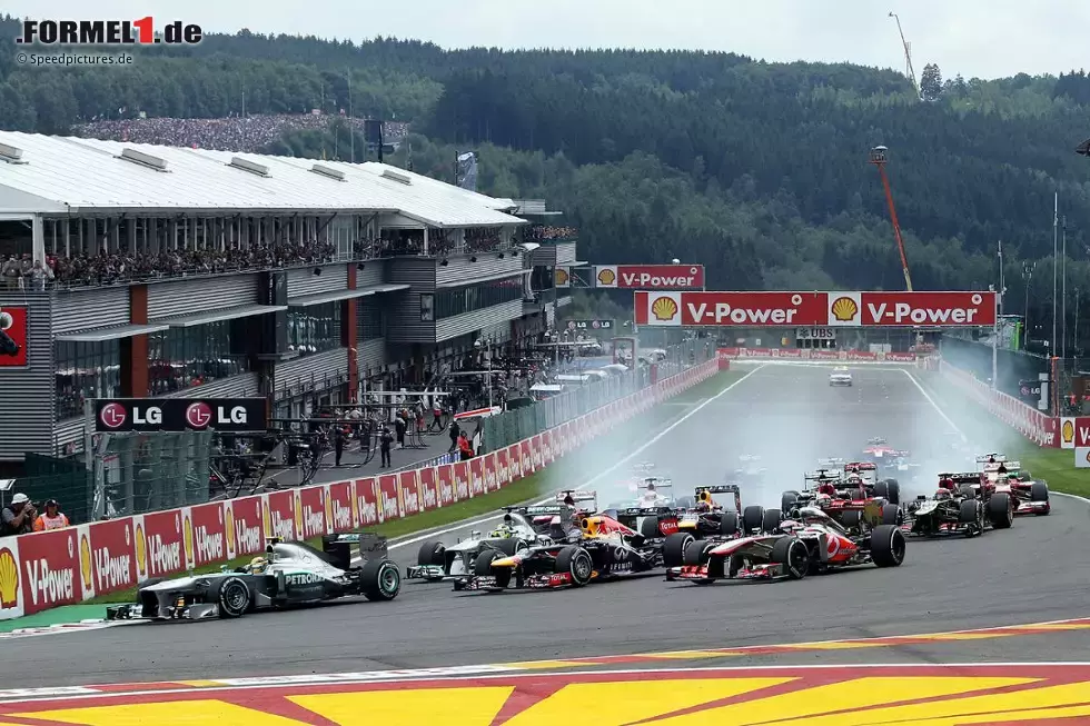 Foto zur News: Start in Spa-Francorchamps