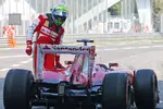 Foto zur News: Felipe Massa (Ferrari) am Ende der Boxengasse