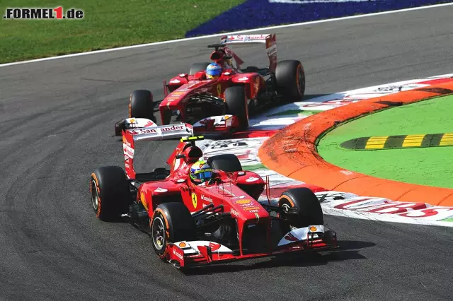 Foto zur News: Felipe Massa erwischte einen tollen Start und lag sogar vor Alonso - am Ende wurde der Brasilianer Vierter